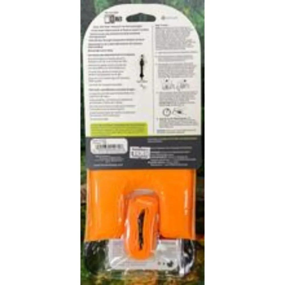 Waterproof Orange Smart Phone Pouch Size OS